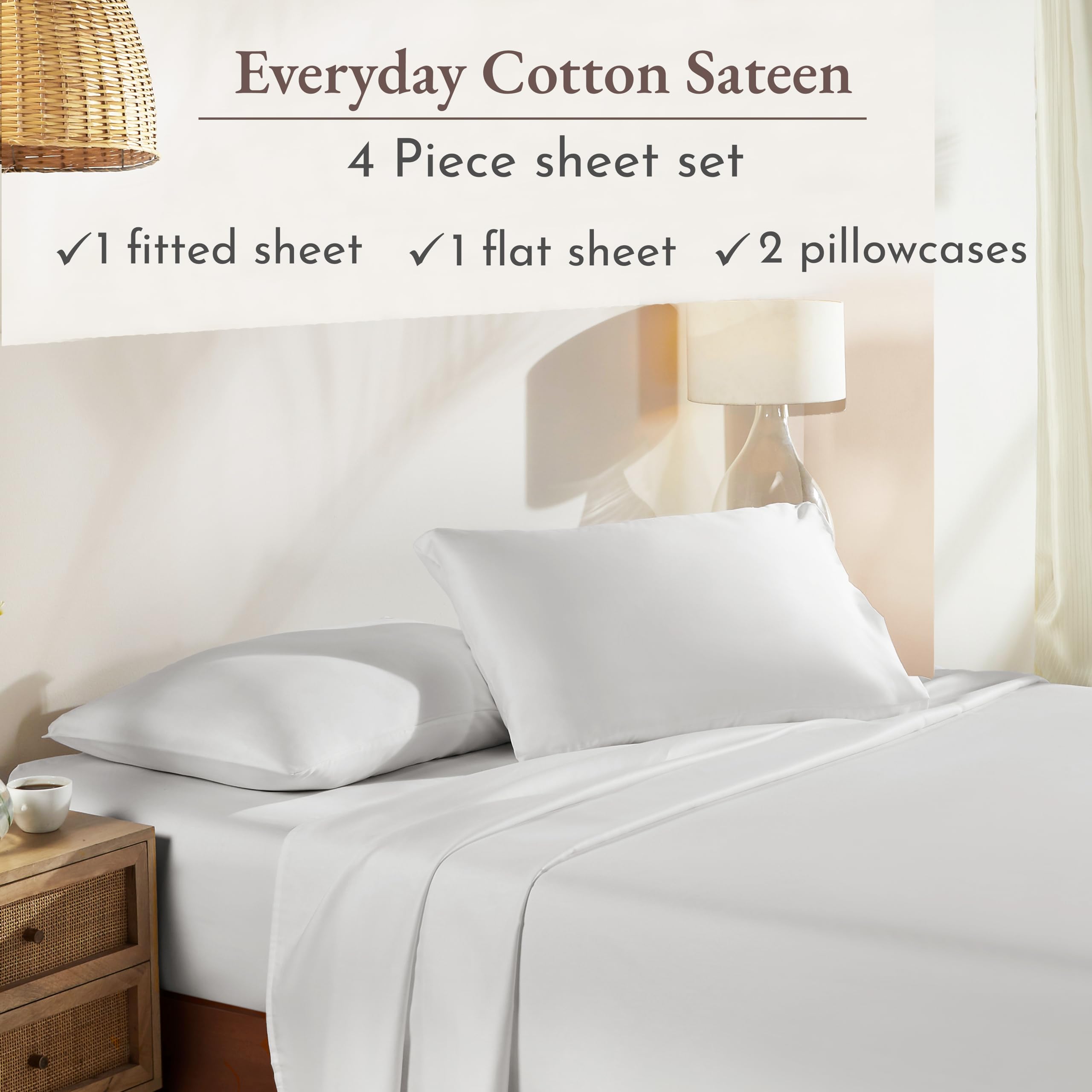 California Design Den pillowcases detail shows envelope closures for easy bed making
