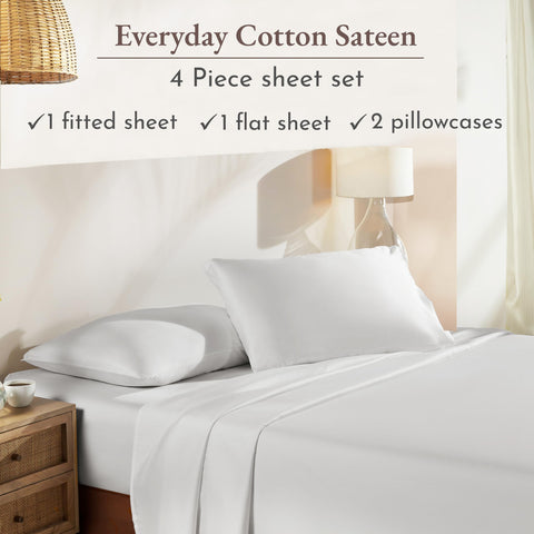 California Design Den pillowcases detail shows envelope closures for easy bed making