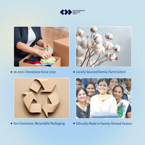 California Design Den family-run factory in India emphasizing responsible production