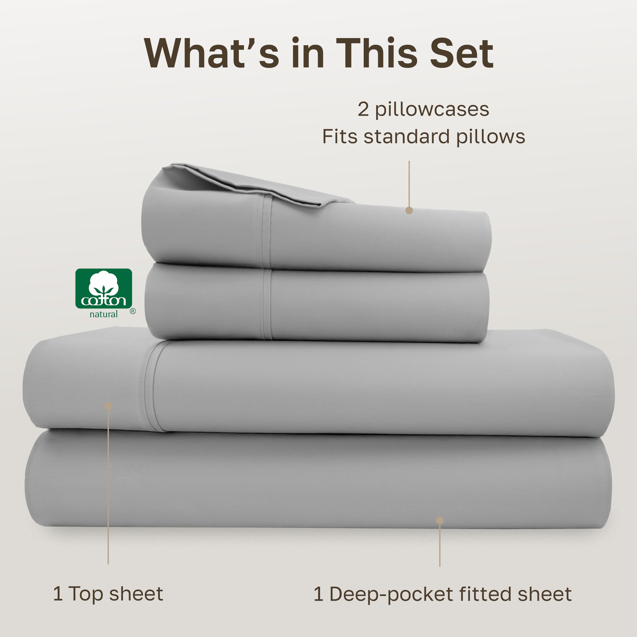 Flat sheet spread to reveal generous 84x96 inch size
