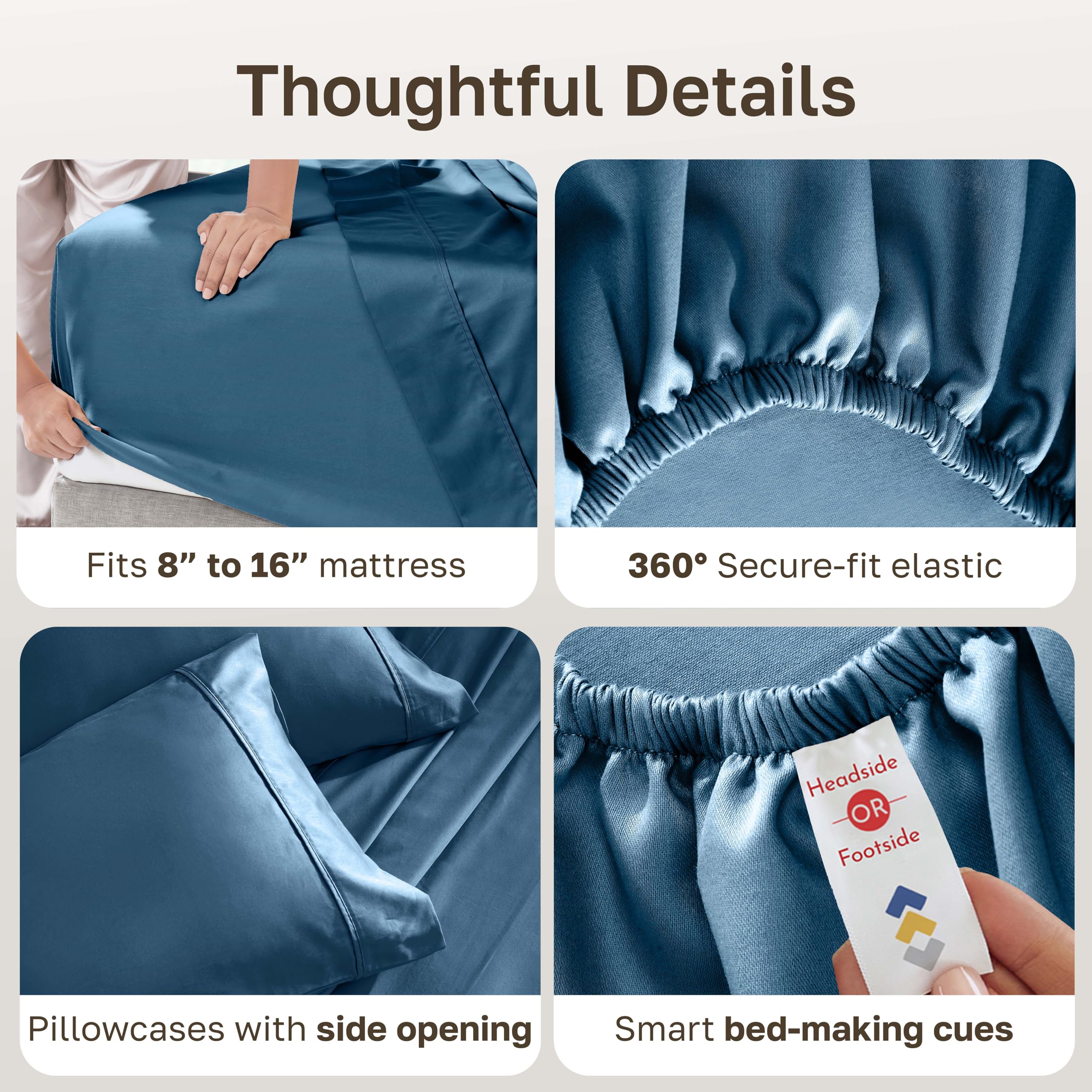 California Design Den award-winning bedding with 400 thread count and premium long-staple cotton