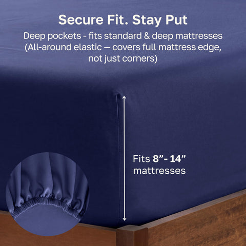 California Design Den sheet with Good Housekeeping Seal on one fitted sheet