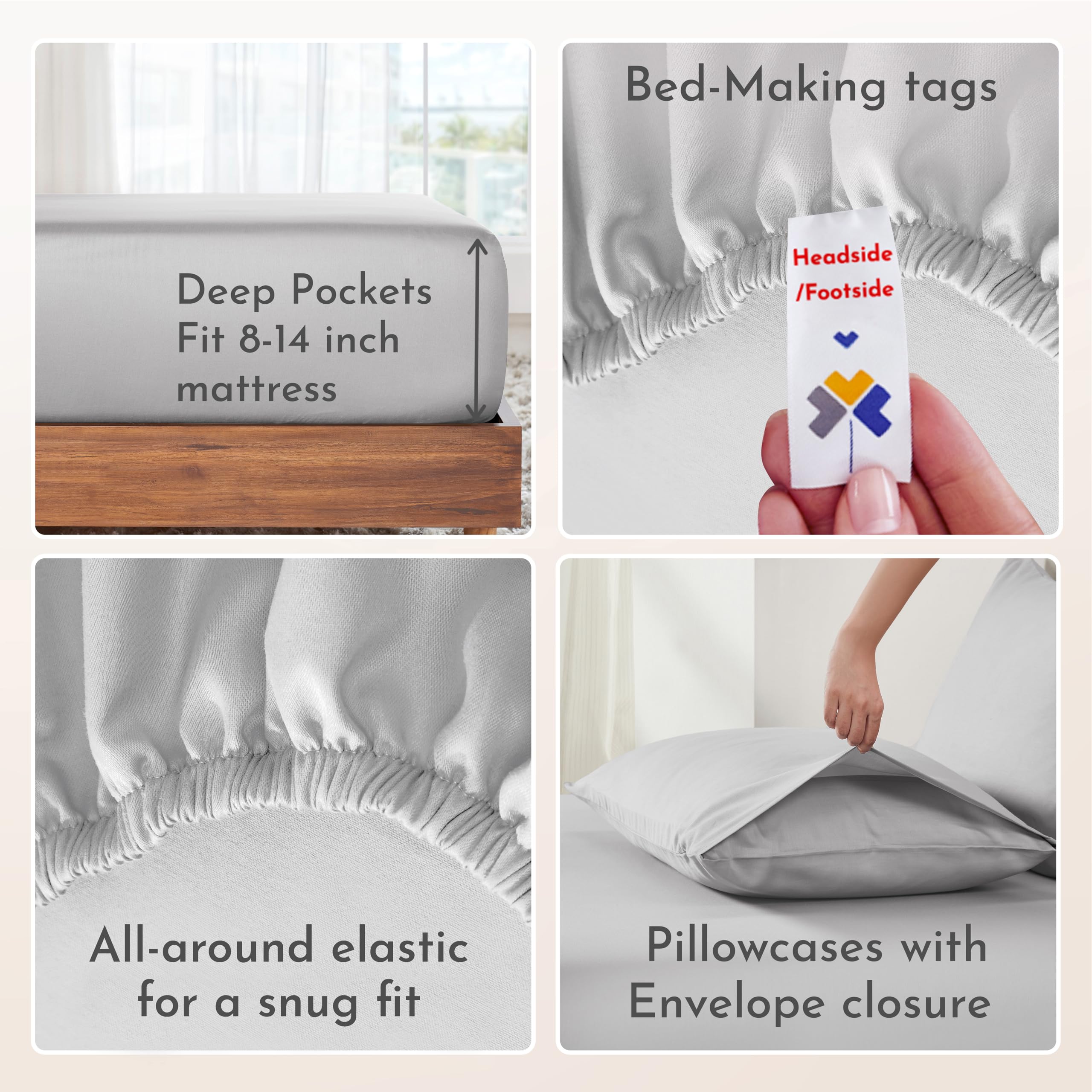 Good Housekeeping Seal on California Design Den sheets signals trusted quality
