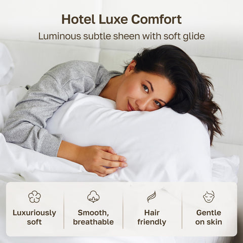 California Design Den Heirloom 4-inch hem secures pillows without peeping.