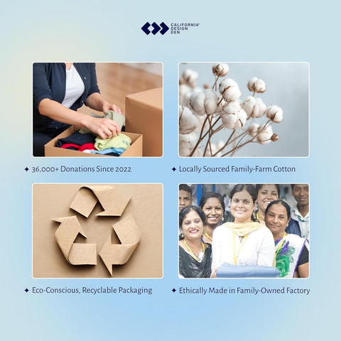 California Design Den India factory, family-run production behind quality sheet sets.