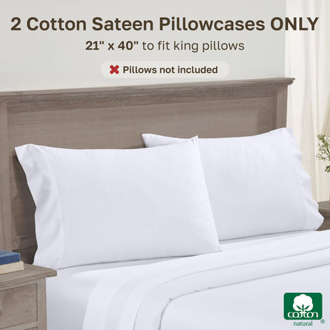 King pillowcase set in a 2-pack from California Design Den for a cohesive bed.
