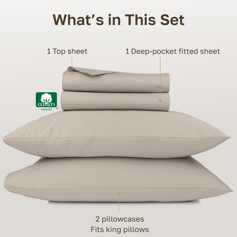 California Design Den pillowcases 21x41 provide smooth edges