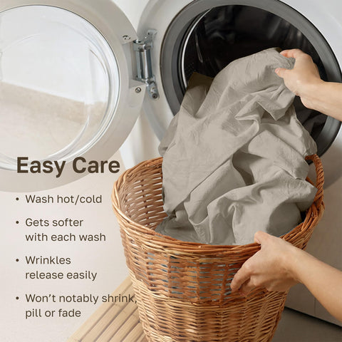 California Design Den OEKO-TEX 100 certified sheets for safety and durability.
