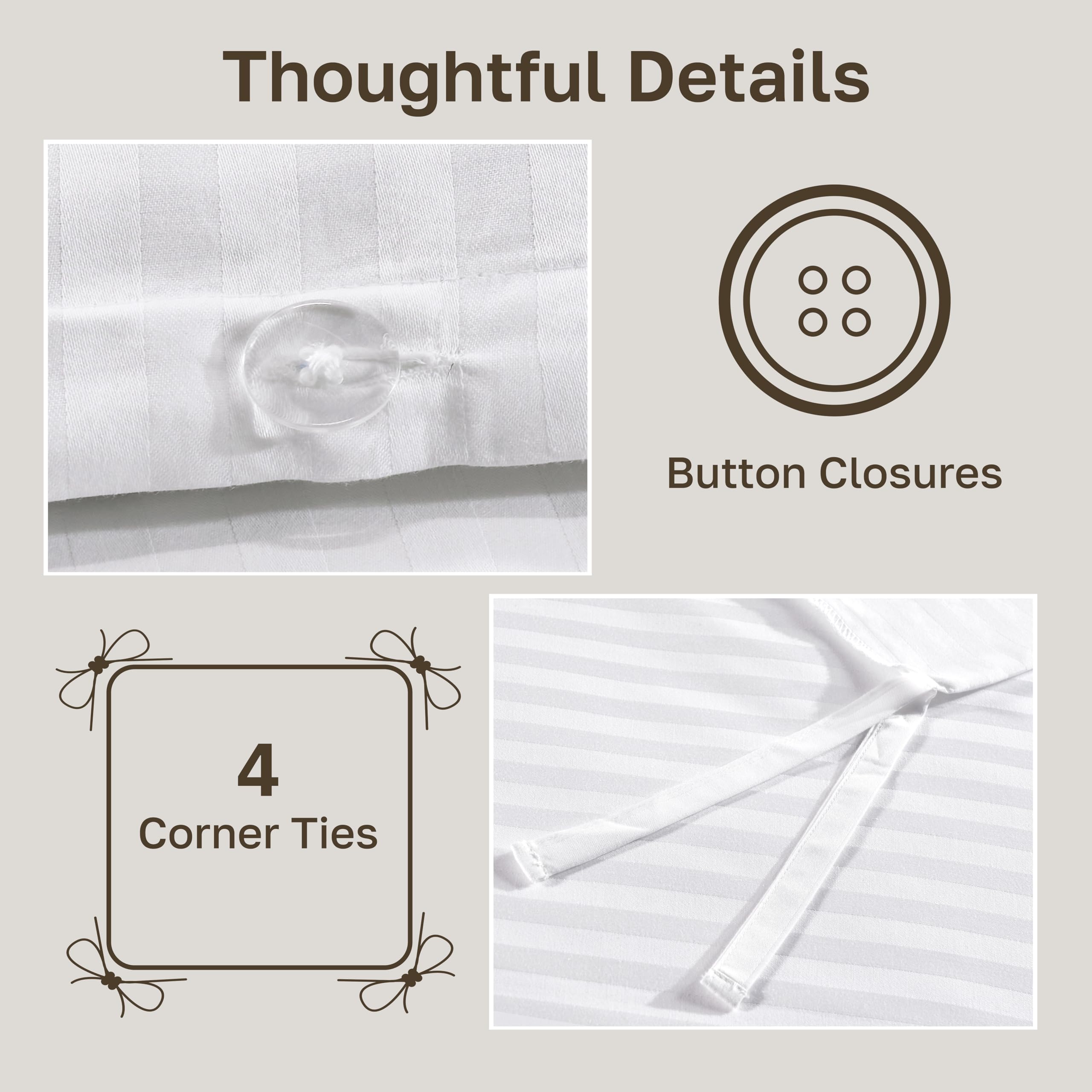 California Design Den OEKO-TEX certified fabric, safe for regular washing.