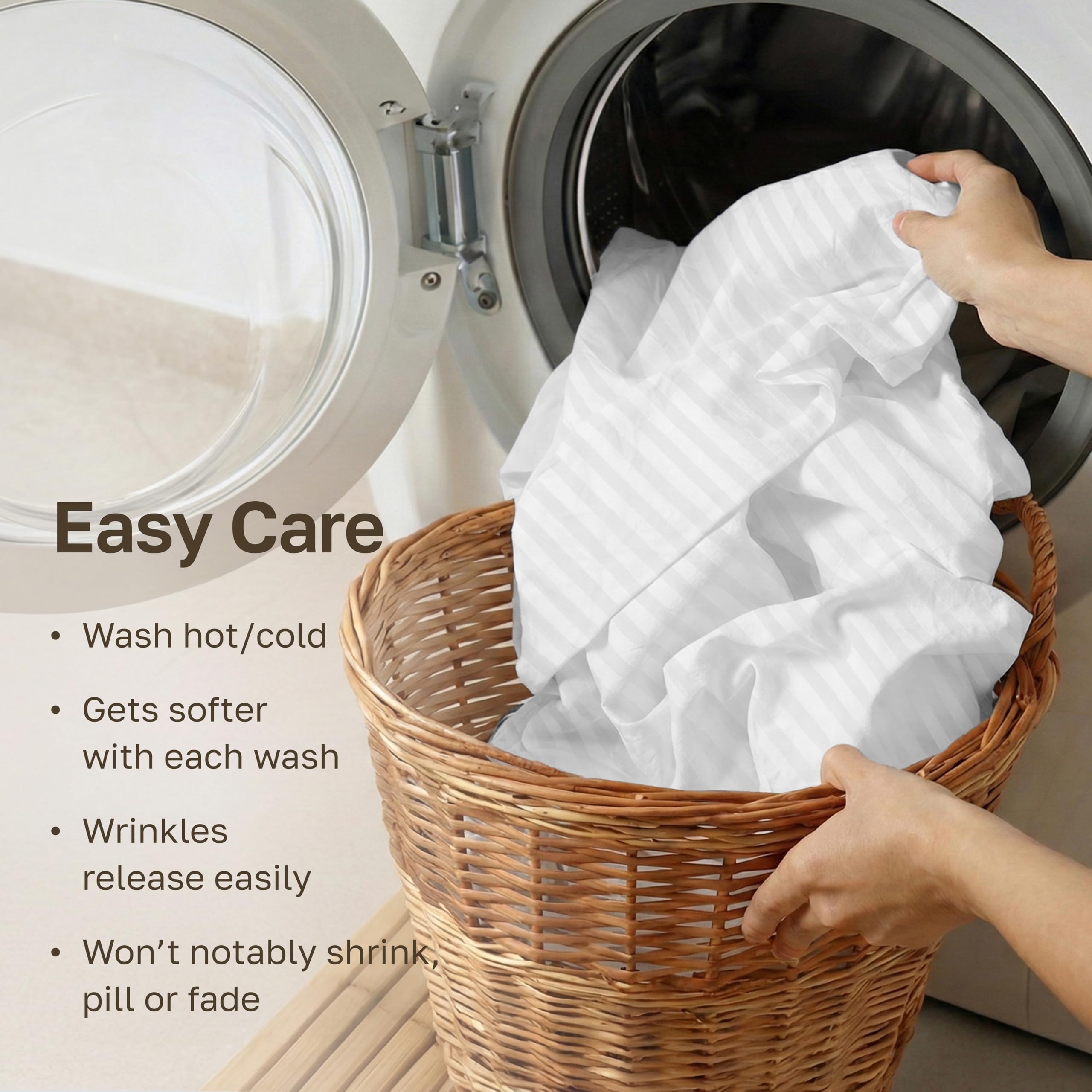 California Design Den OEKO-TEX certified label signals safe textile standards.
