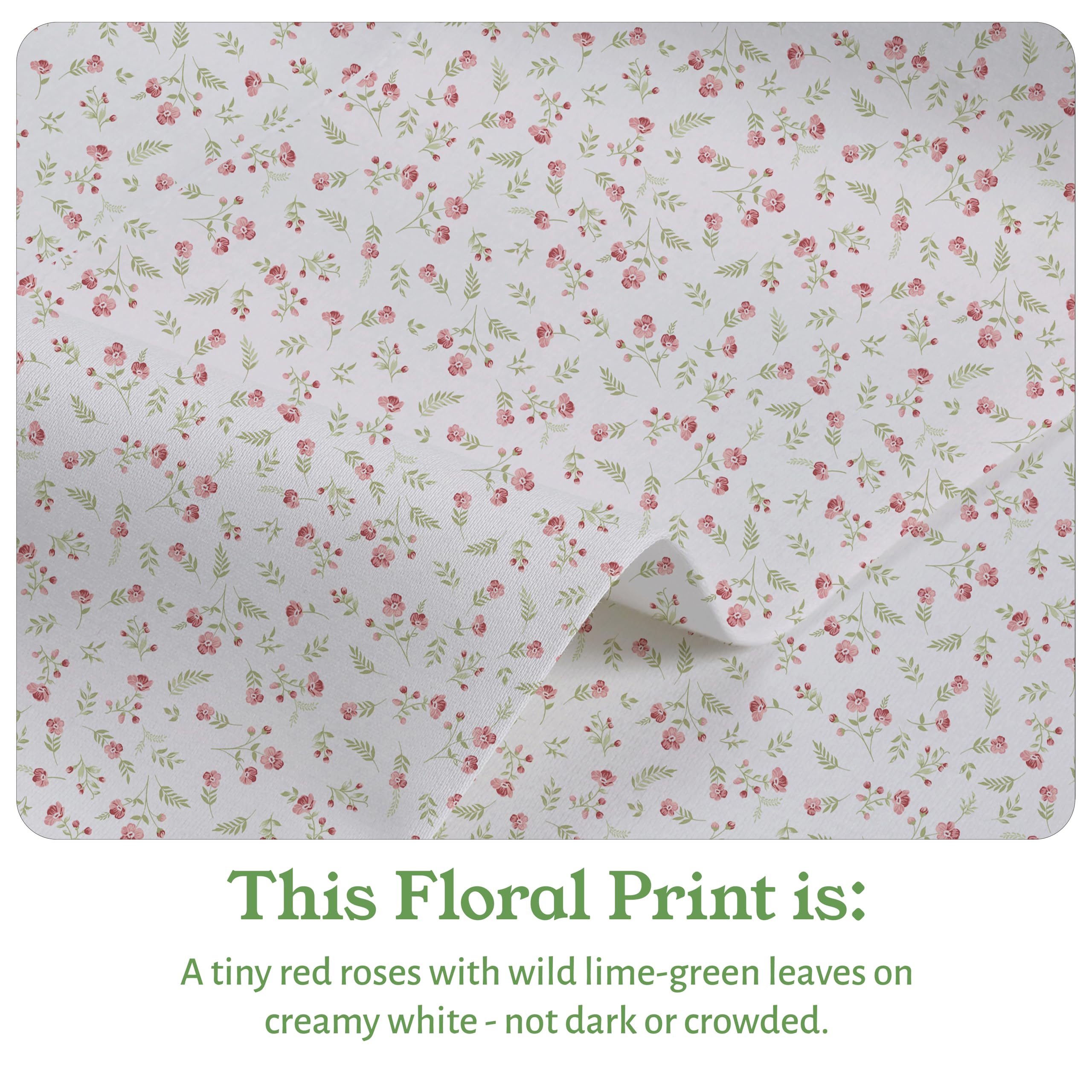 California Design Den organic cotton percale close-up highlights durable, soft weave.
