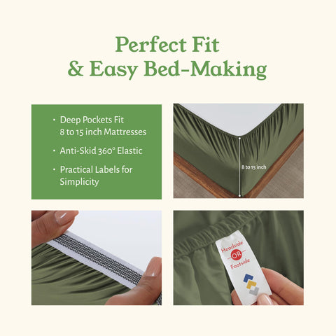 California Design Den 100% organic cotton percale fabric with matte finish.