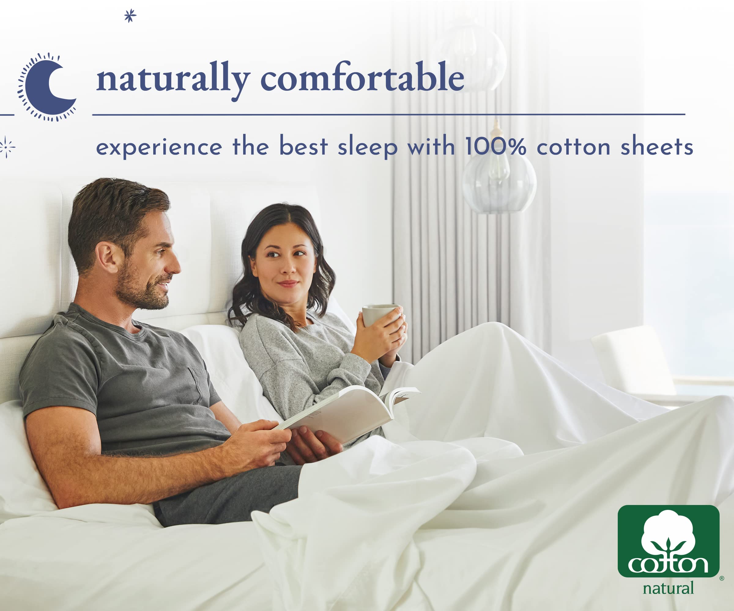 No-plastic packaging highlights eco-friendly approach for California Design Den bedding.