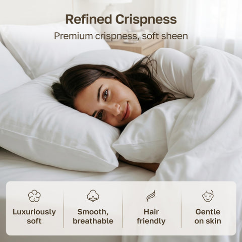 Durability test imagery showing California Design Den pillowcase resilience against wear.