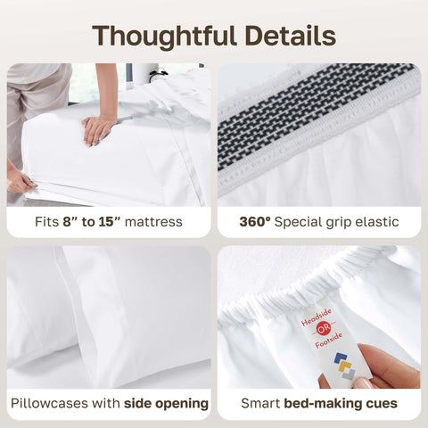 California Design Den pillowcases 21w-40l show classic open-end design