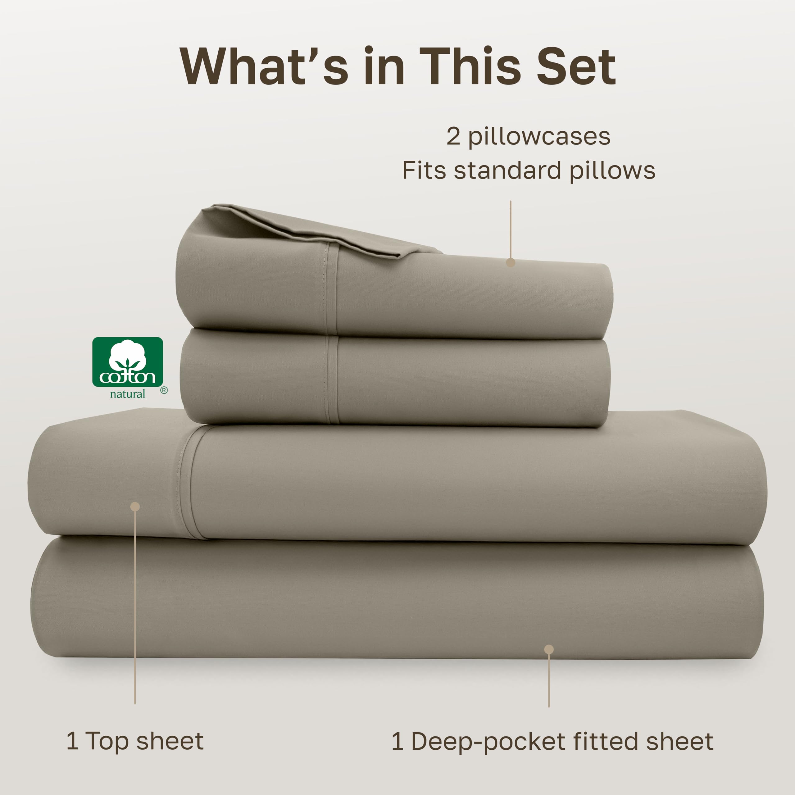 California Design Den pillowcases matched to standard size for easy pairing