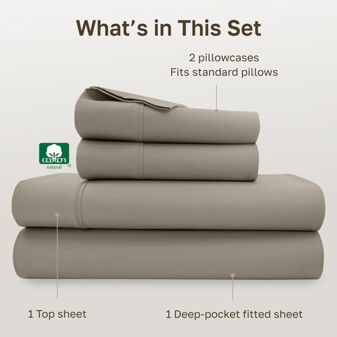 California Design Den pillowcases matched to standard size for easy pairing