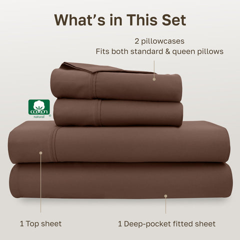 Pillowcases 21x32 open-end design for easy insertion and removal