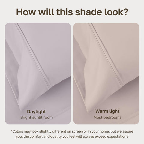 California Design Den pillowcases with open end design for easy bed making