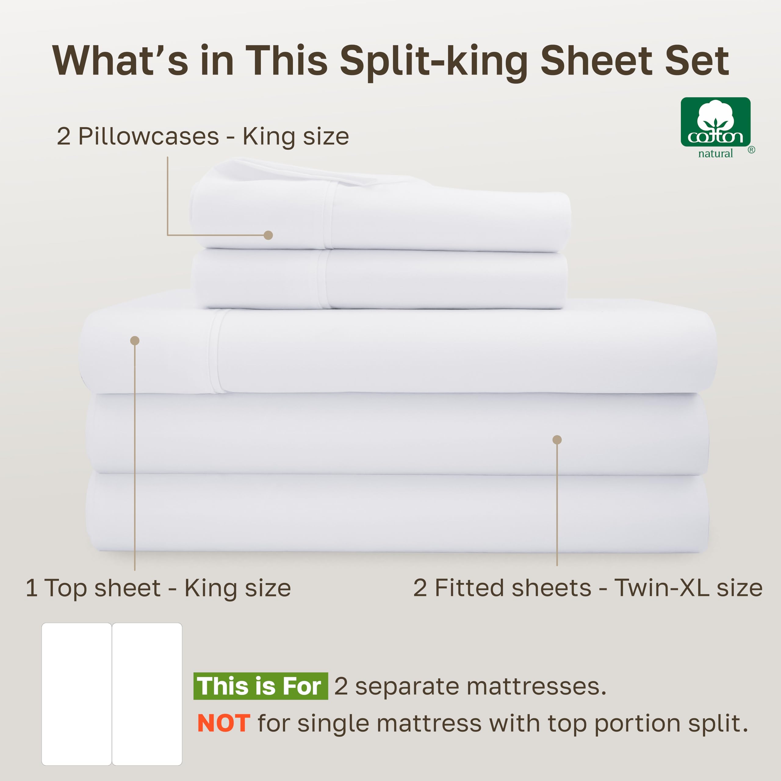 California Design Den pillowcases open-end design for easy pillow insertion