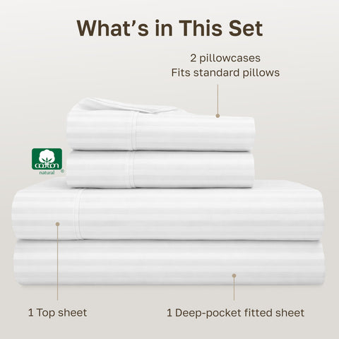 California Design Den standard pillowcases 21x30 offer a smooth, luxurious sleep surface.
