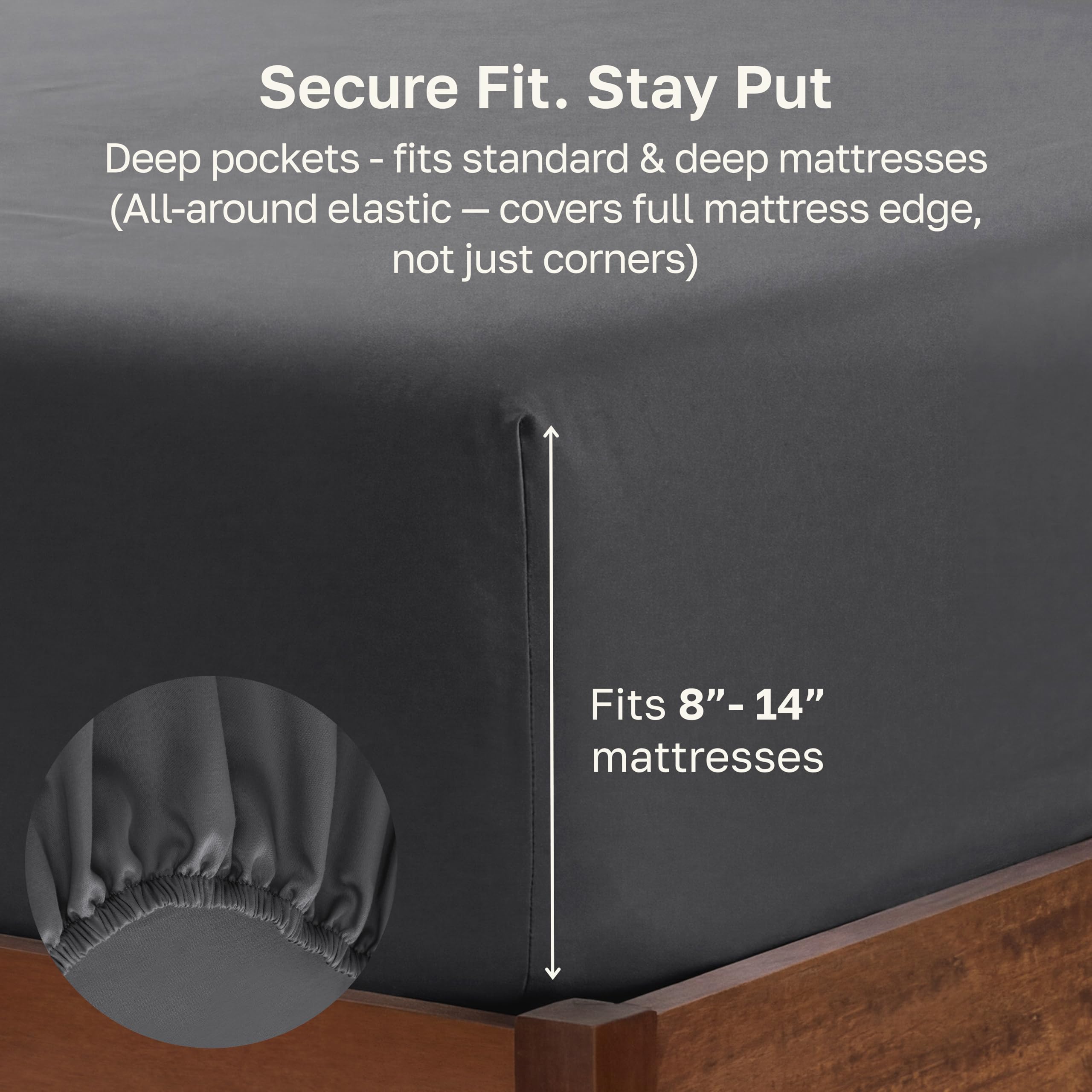 California Design Den sheet carries OEKO-TEX STANDARD 100 safety certification.