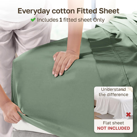 California Design Den sateen texture close-up showing soft, breathable cotton