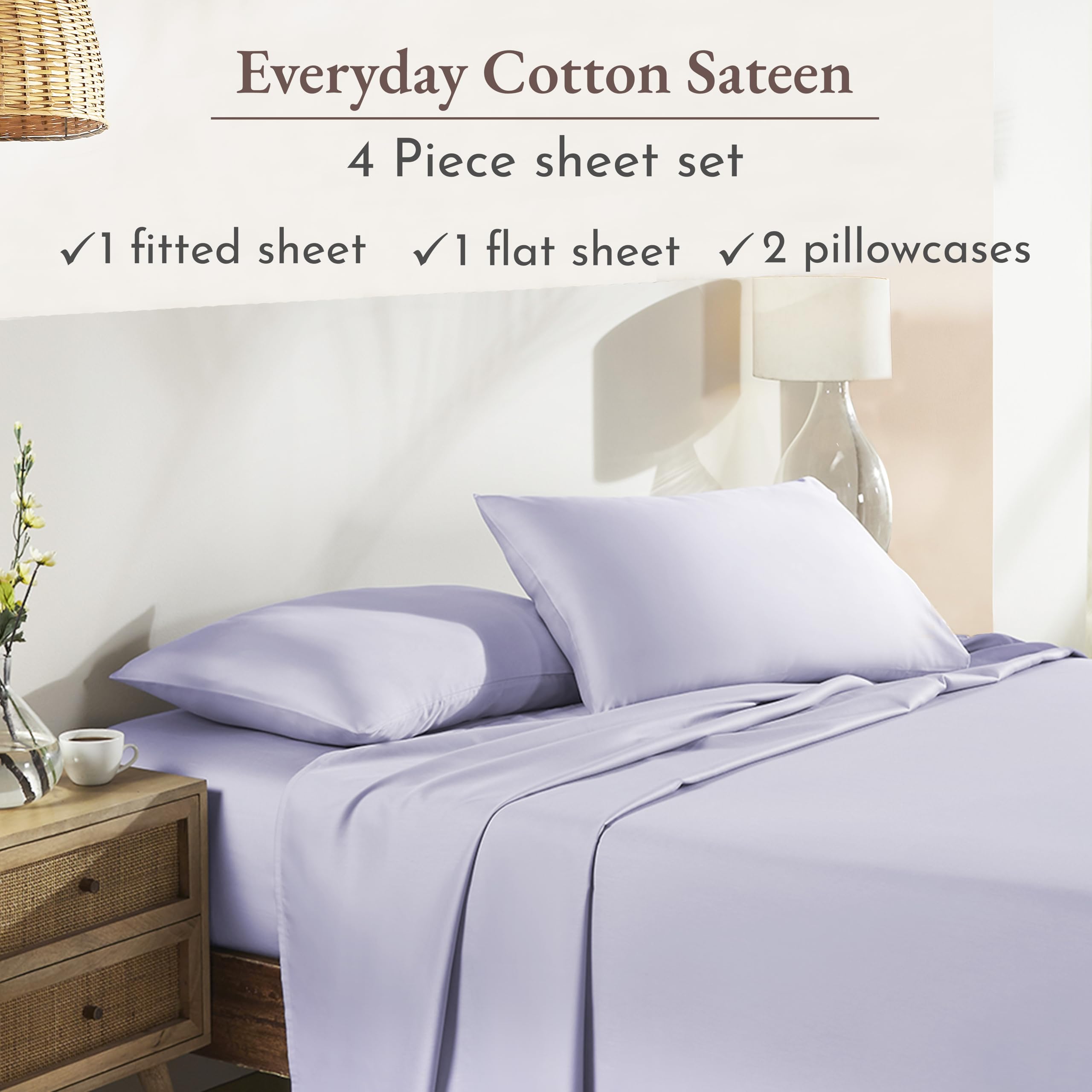 California Design Den pillowcases 20x30 with envelope closures.