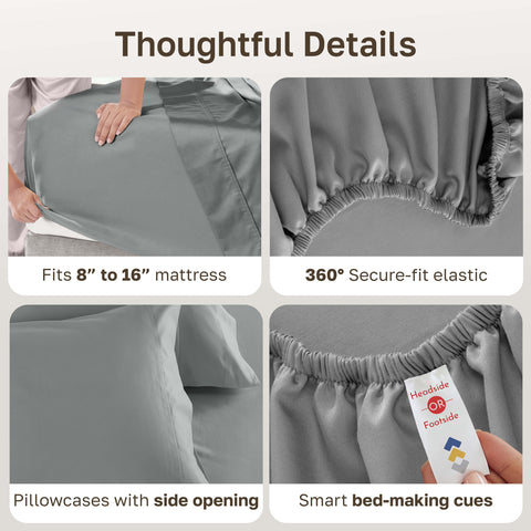 California Design Den 600-thread-count fabric close-up highlights balanced weight and softness