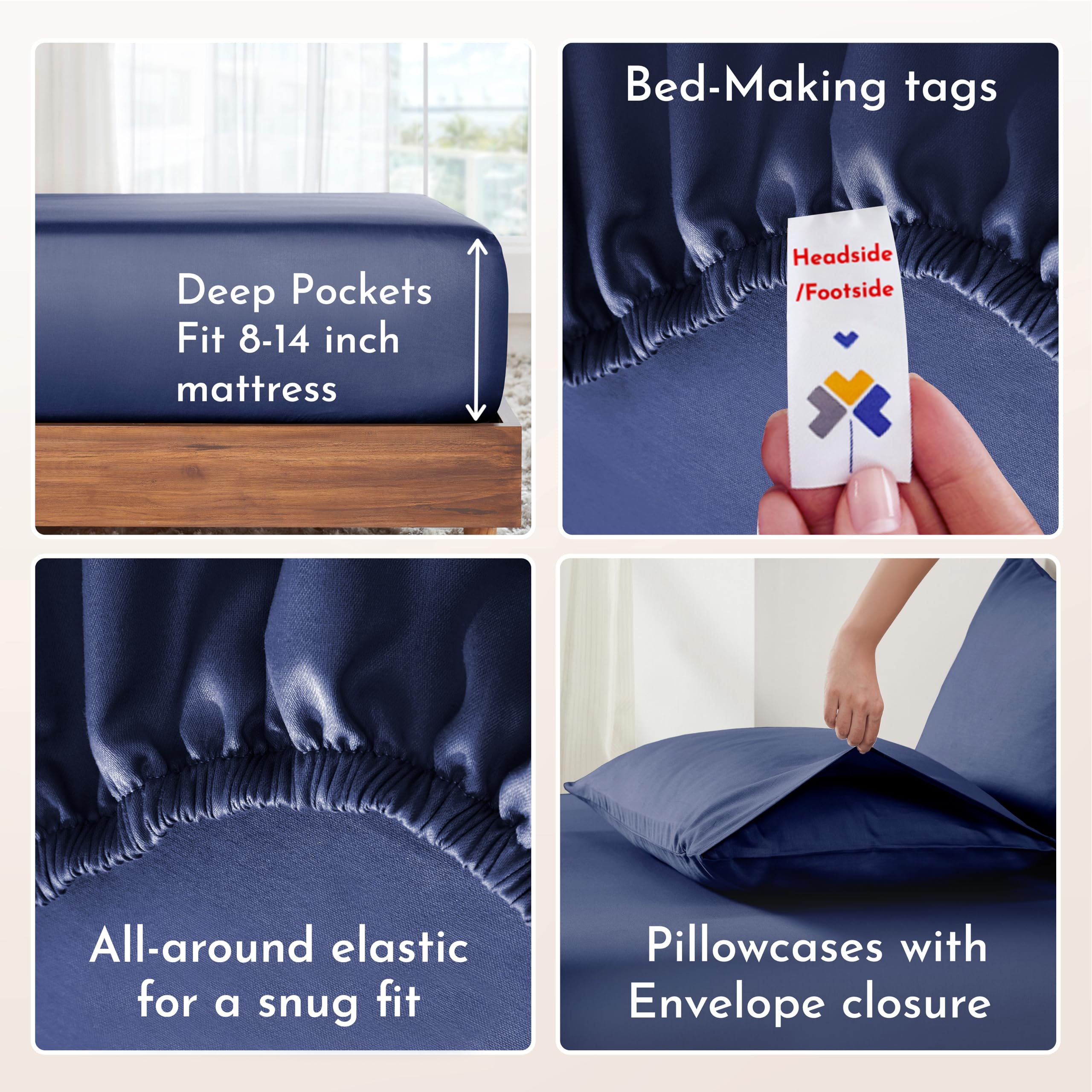 California Design Den navy packaging highlighting recyclable materials
