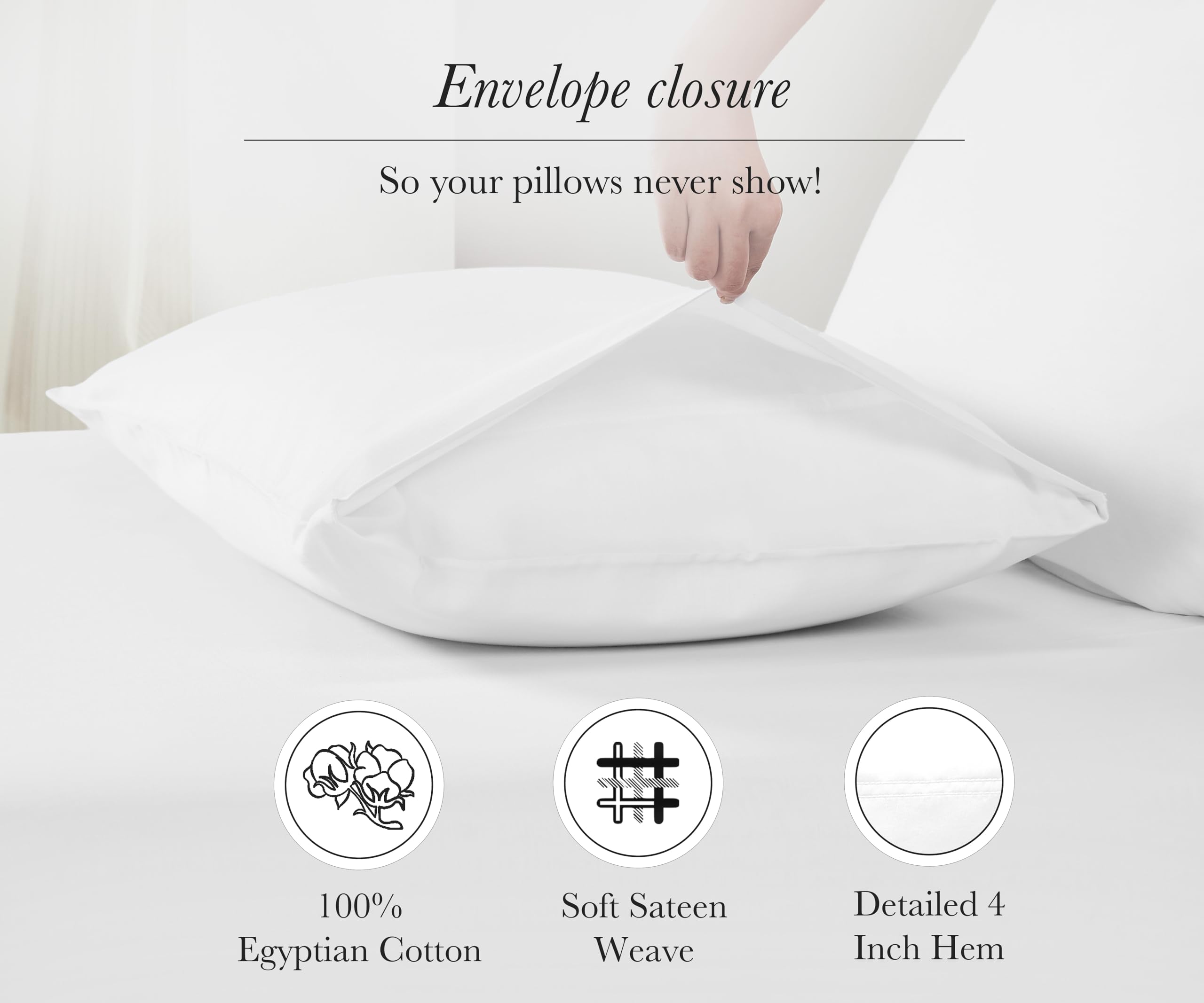 OEKO-TEX STANDARD 100 certification label confirms safety testing for California Design Den pillowcases.