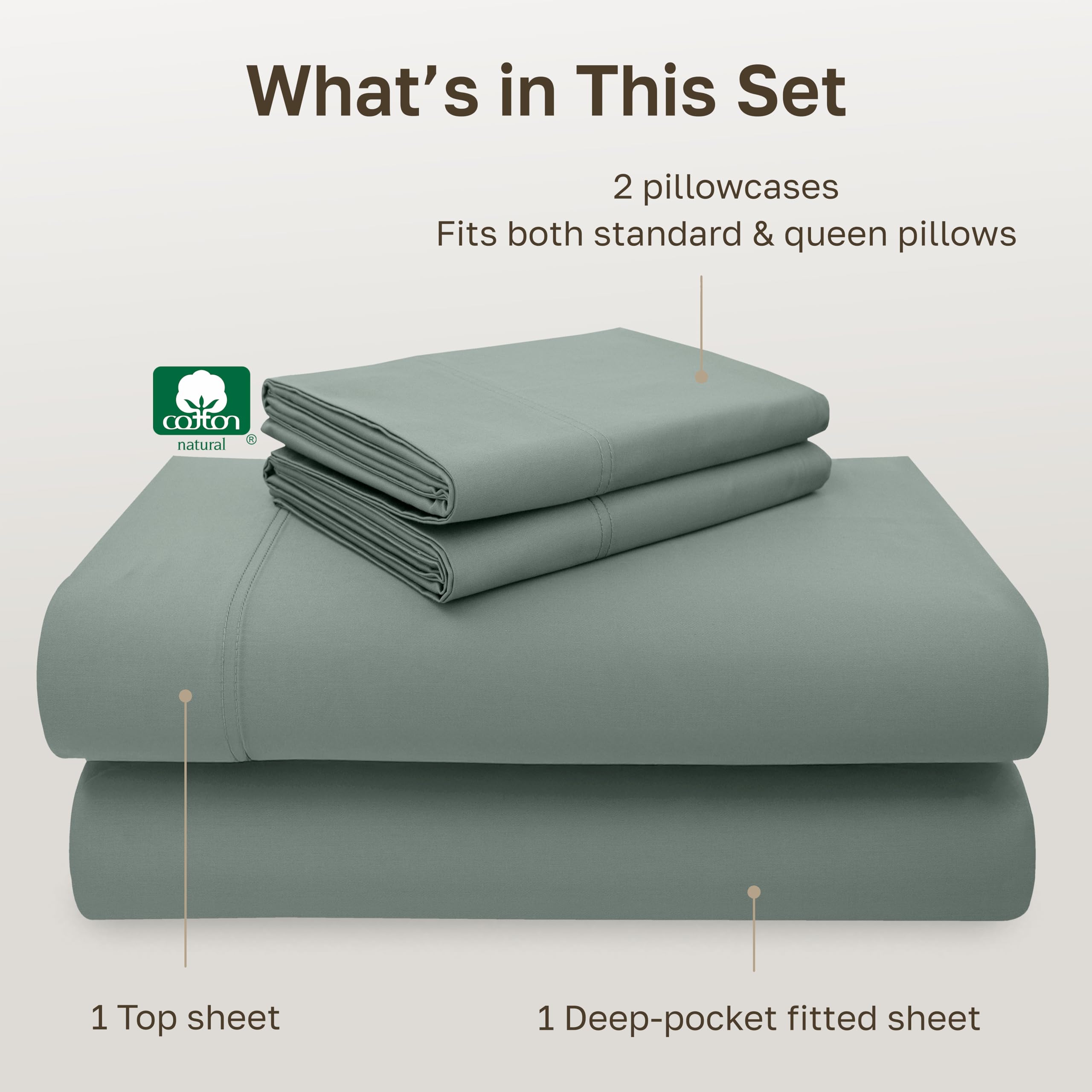 California Design Den sage green shade bedroom ambience with calming seafoam vibe.