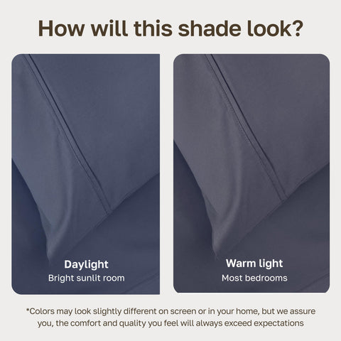 California Design Den satin-like finish offers breathable comfort and soft feel.