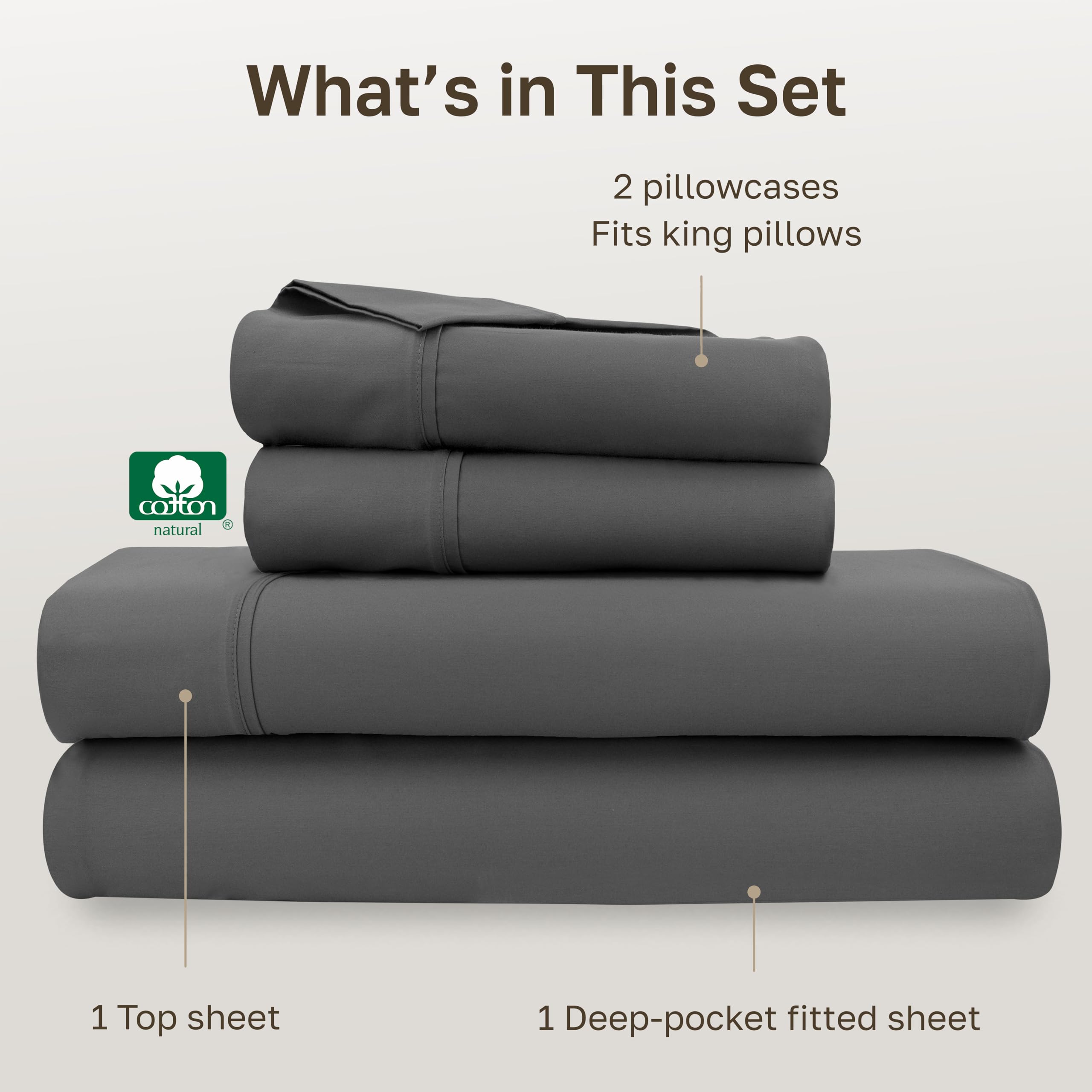 Close-up of the sateen weave from California Design Den showing a lustrous, breathable surface