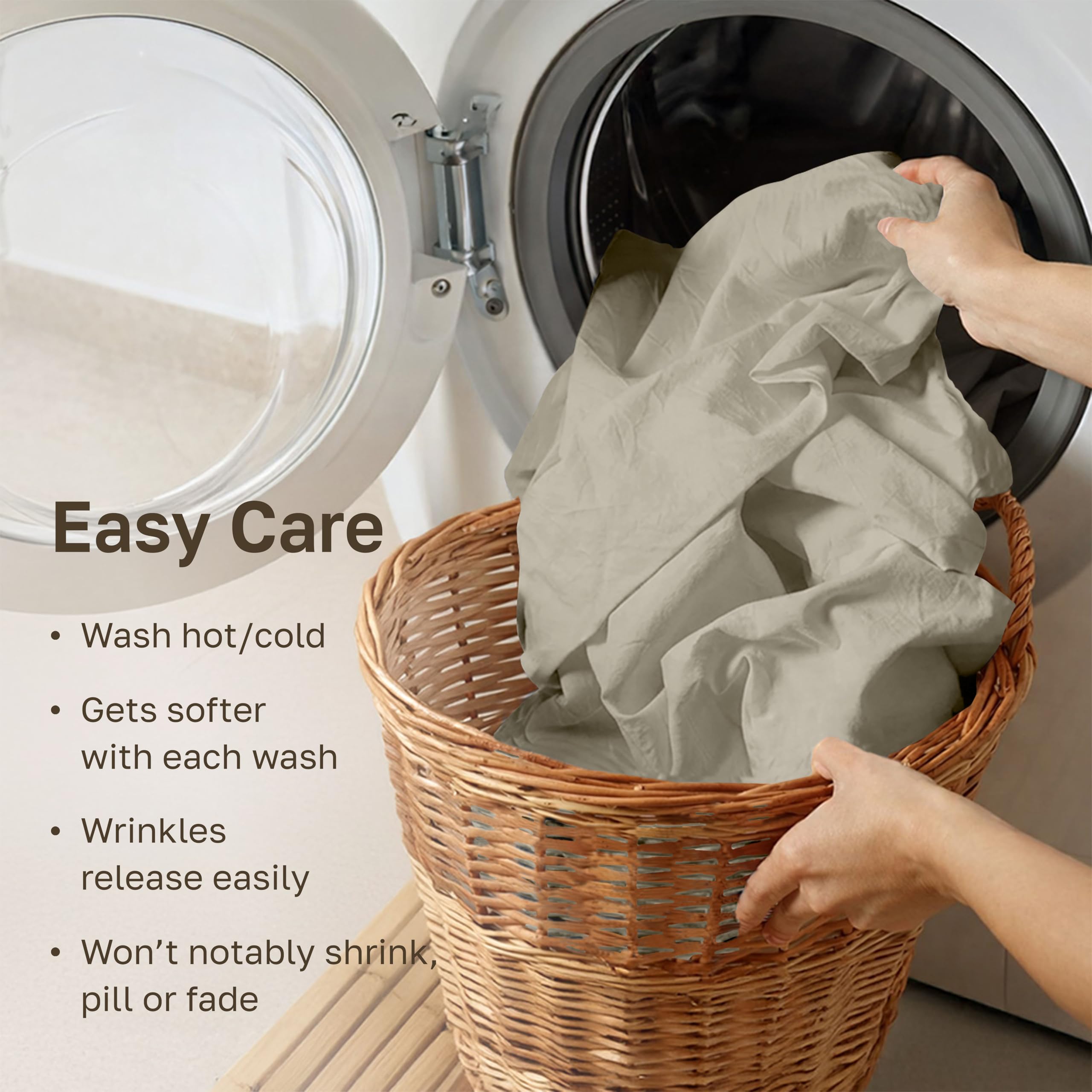 California Design Den sheet-set packaging communicates durable, premium construction.