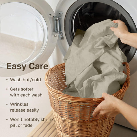 California Design Den sheet-set packaging communicates durable, premium construction.