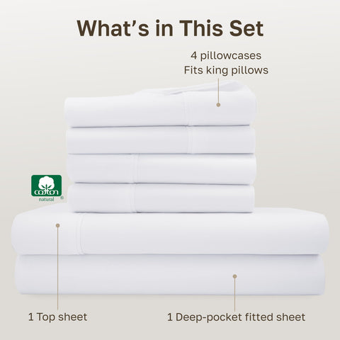 California Design Den sheet set packaging highlights easy gifting and simple storage