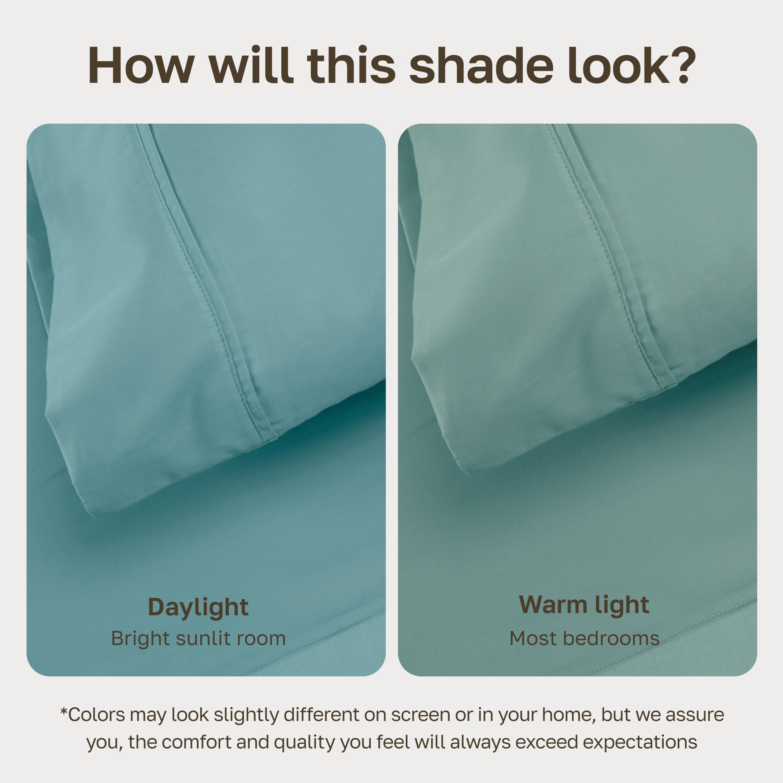 California Design Den silky sateen weave surface feels luxurious and breathable
