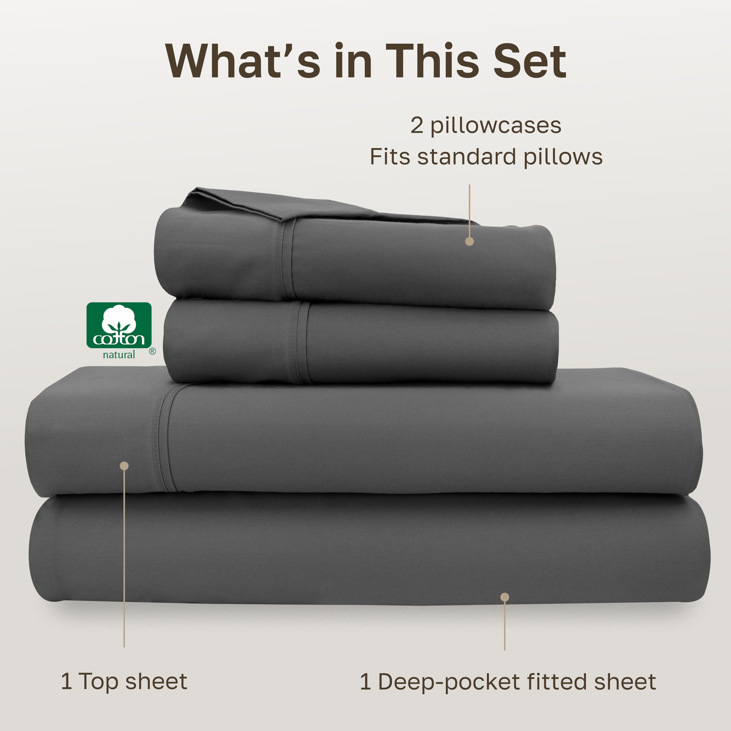 California Design Den satin-smooth sateen close-up highlighting breathable feel