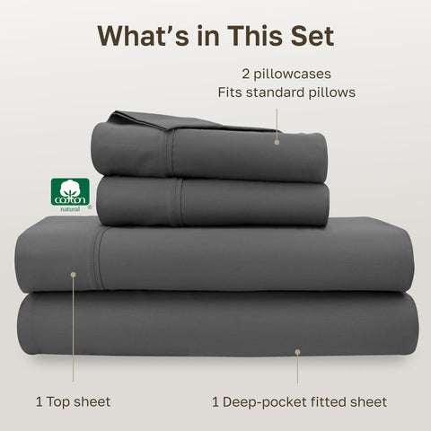California Design Den satin-smooth sateen close-up highlighting breathable feel