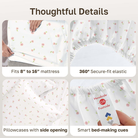 California Design Den sateen finish close-up shows silky sheen and breathable cotton