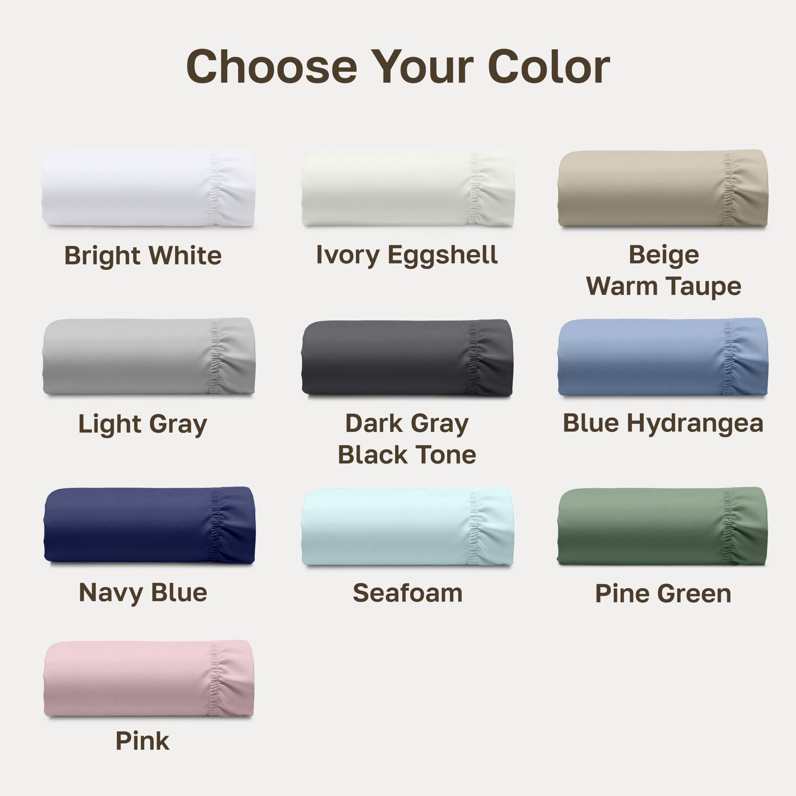 California Design Den king white fitted sheet packaged without plastic