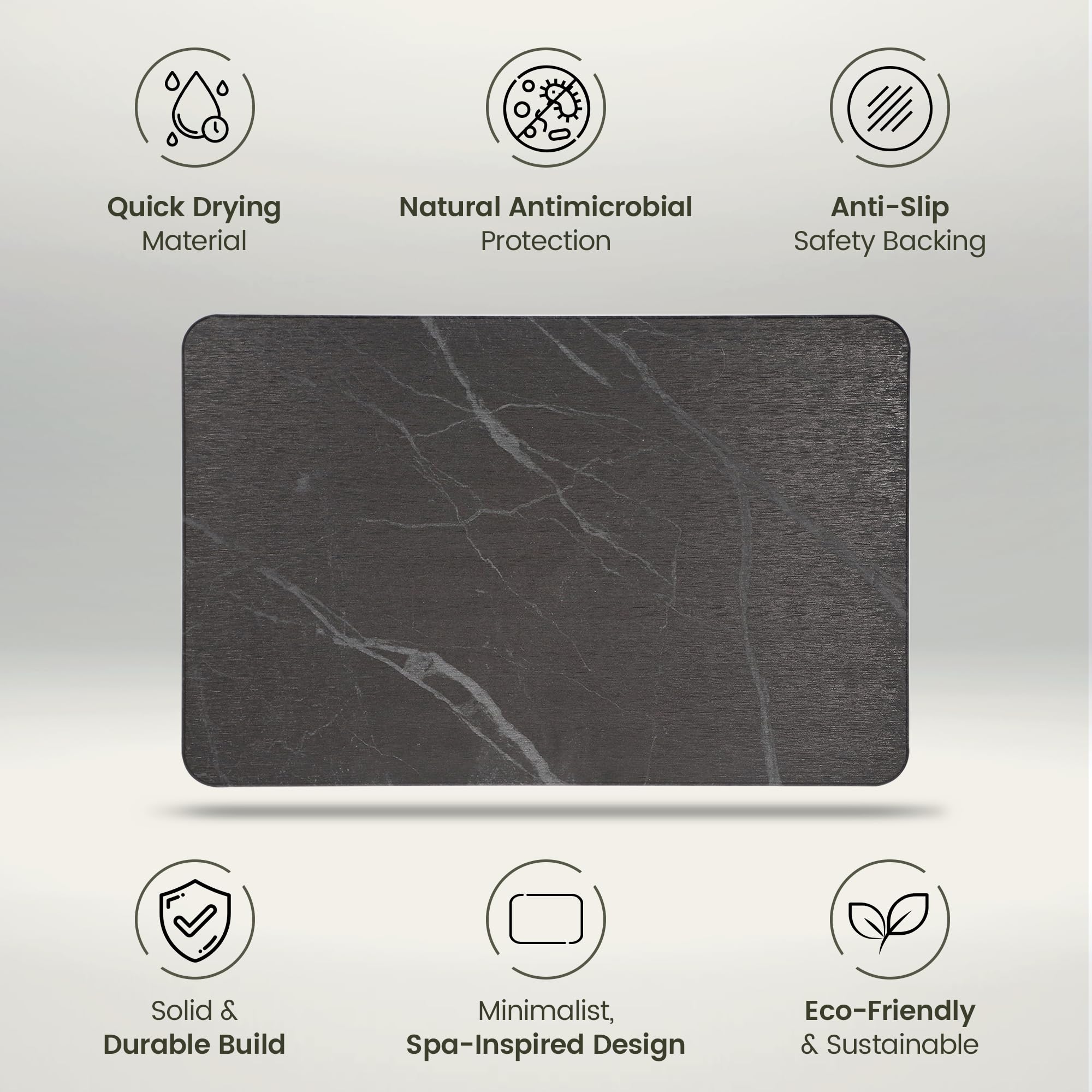 Calivio Easy-clean surface shown for quick wipe-down.