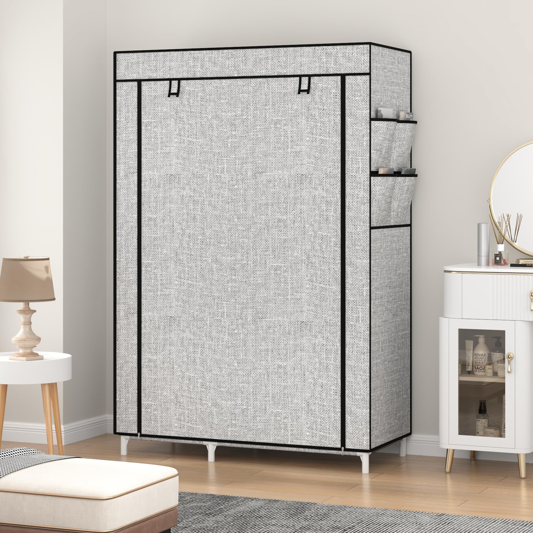 Calmootey iron-frame provides stability for daily use and storage