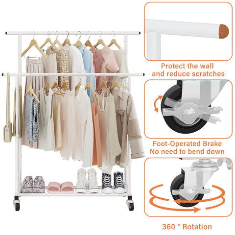 Calmootey portable rack suitable for porch, bedroom, living room.