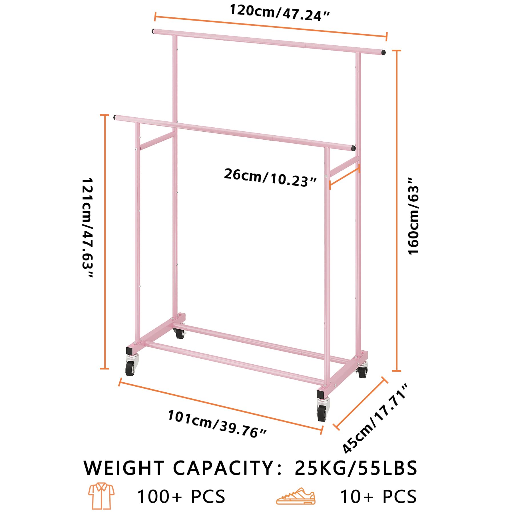 Calmootey portable clothes organizer keeps garments tidy and accessible for daily routines.