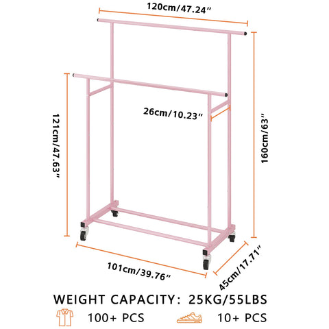 Calmootey portable clothes organizer keeps garments tidy and accessible for daily routines.