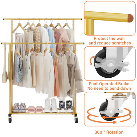 Sturdy metal frame ensures durable daily use