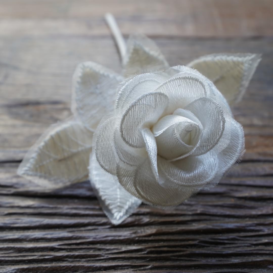 Camellia Bees lace rose close-up petal detail for realism.