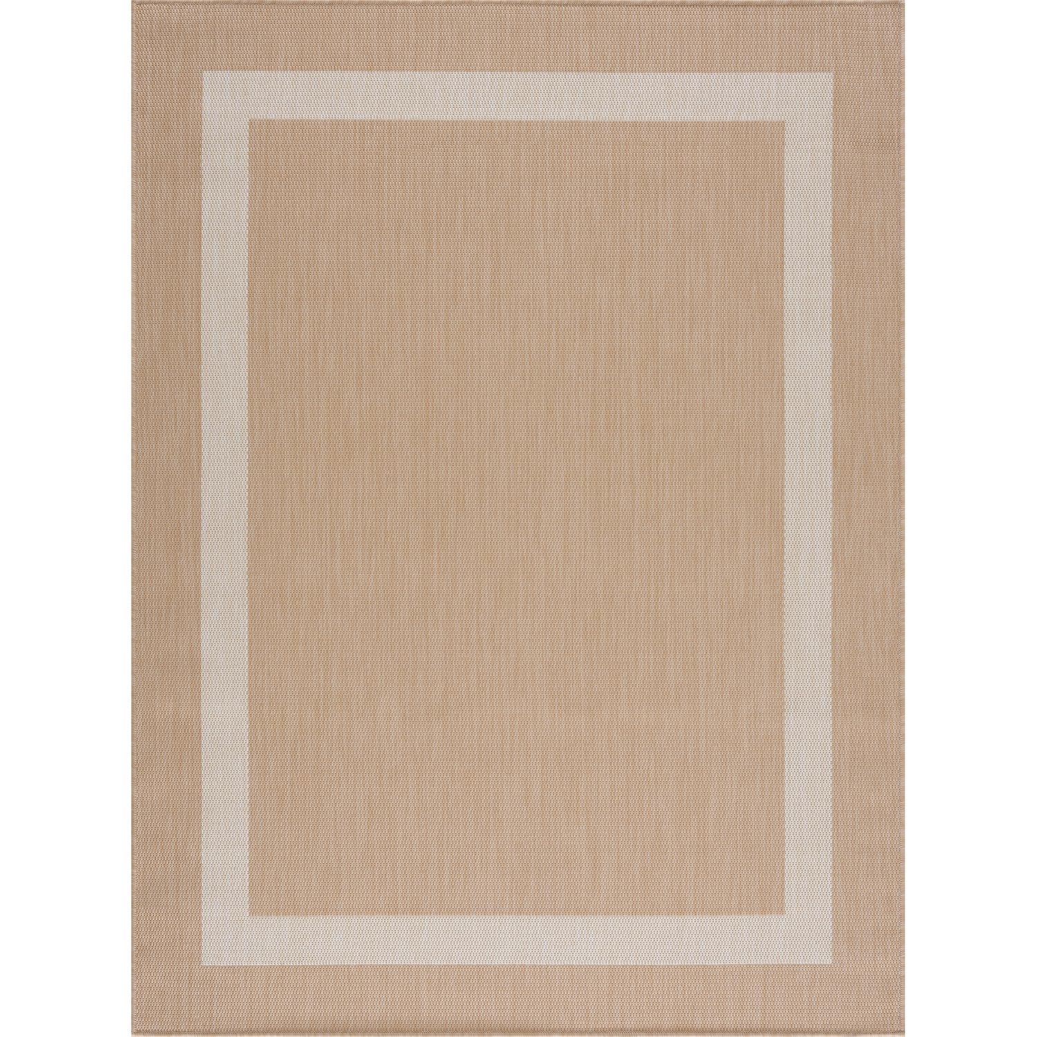 CAMILSON patio rug waterproof and durable, great for outdoor dining areas.